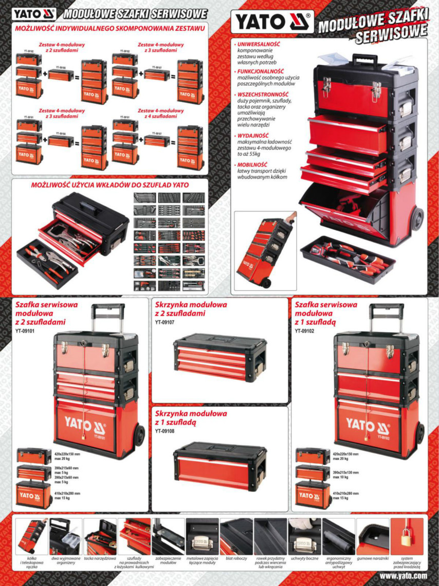 Vali đựng đồ nghề Yato