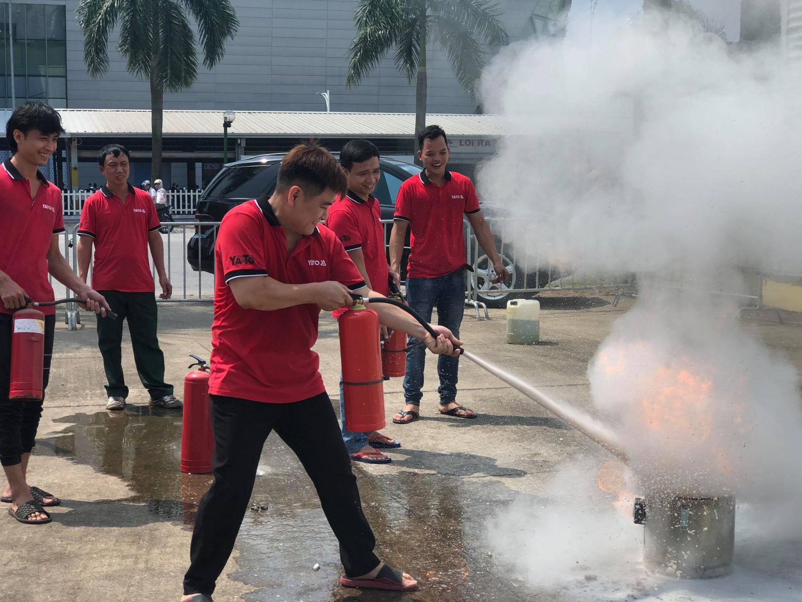 Kocu Việt Nam diễn tập PCCC