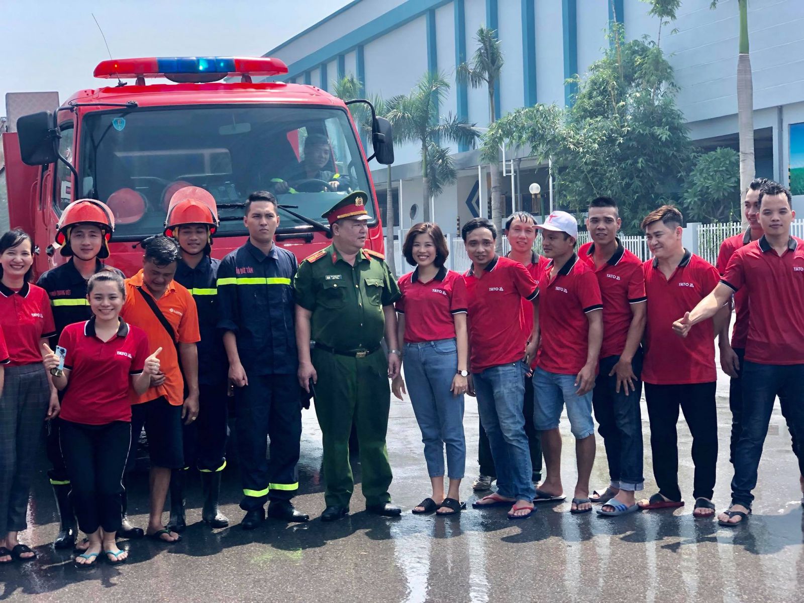 Kocu Việt Nam diễn tập PCCC