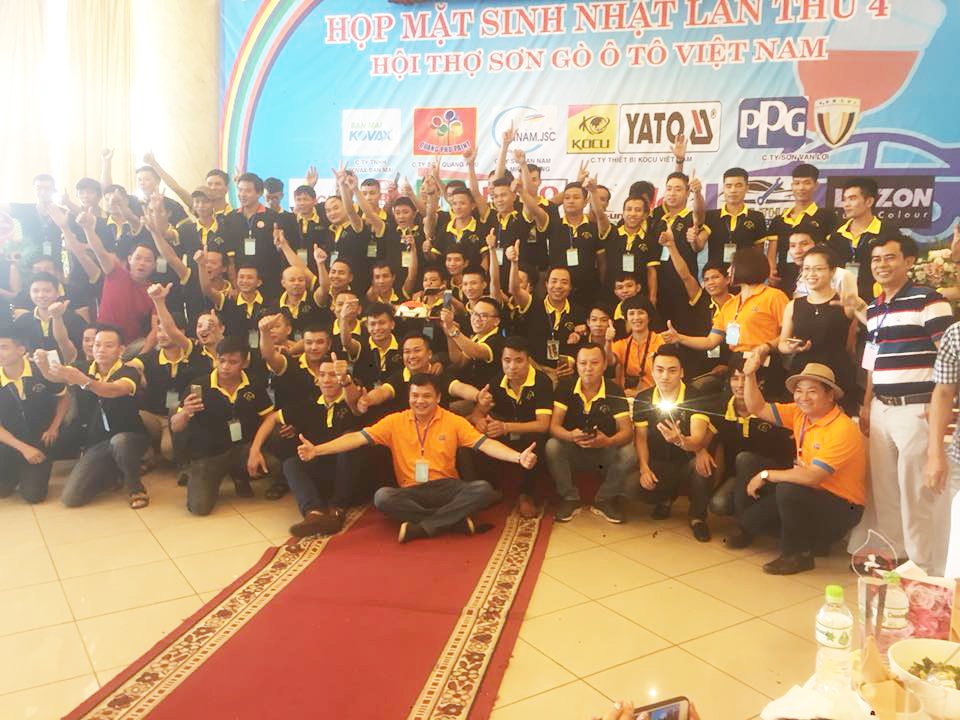Hội thợ sơn gò ô tô Việt Nam kỷ niệm sinh nhật