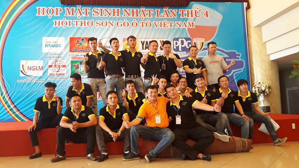Sinh nhật lần thứ 4 hội thợ sơn gò ô tô Việt Nam