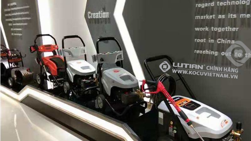 Showroom máy rửa xe gia đình Lutian