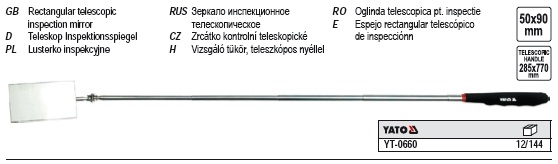 Gương soi gầm hình chữ nhật