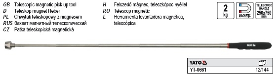 Gậy nhặt ốc vít rơi có nam châm Yato YT-0661