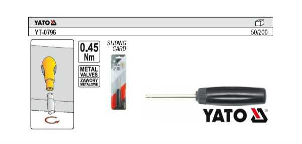 Dụng cụ mở van kim loại Yato YT-0796