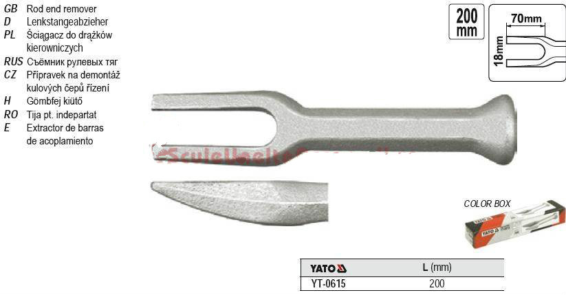 Bộ nại rutyn 2 chi tiết Yato YT-0615