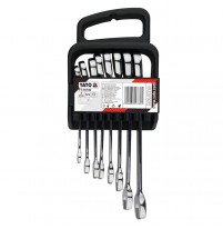 bộ cờ lê vòng miệng đảo chiều 8 chi tiết YT-16736