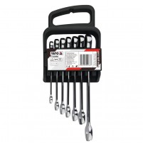 Bộ cờ lê vòng miệng đảo chiều 7 chi tiết 8-18mm Yato YT-02066