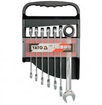 Bộ cờ lê vòng miệng tự động (dạng bóng) 7 chi tiết Yato YT-0208