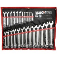 Bộ cờ lê vòng miệng hệ mét 25 chi tiết 6-32mm Yato YT-0365