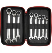 Bộ cờ lê vòng miệng tự động đảo chiều có chốt khóa 8 chi tiết YT-3908