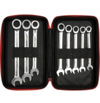 Bộ cờ lê vòng miệng tự động đảo chiều 8 chi tiết 10-19mm Yato YT-3909