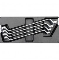 Khay bộ cờ lê 2 đầu tròng hệt mét 4 chi tiết YT-5543