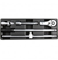 Khay bộ cờ lê lực rời, cần trượt, khẩu nối dài 3/4 inch Yato YT-55458