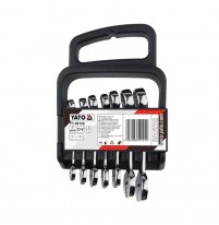 Bộ cờ lê vòng miệng hệ mét 7 chi tiết Yato YT-49125