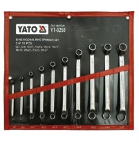 Bộ cờ lê 2 đầu tròng hệ mét 10 chi tiết YT-0250