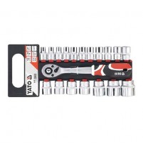 Bộ tuýp tay vặn tổng hợp 1/2 inch 19 chi tiết Yato YT-38681
