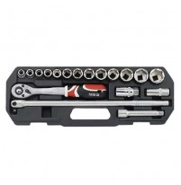 Bộ tuýp tay vặn tổng hợp 1/2 inch 18 chi tiết Yato YT-3870