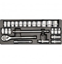 Bộ tuýp tay vặn tổng hợp 1/2 inch 24 chi tiết Yato YT-12661