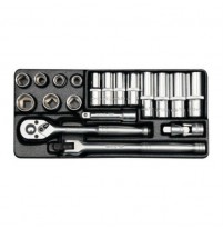 Bộ tuýp tay vặn tổng hợp 3/8 inch 19 chi tiết Yato YT-38641