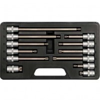 Bộ tuýp lục giác hoa thị tổng hợp 1/2 inch 12 chi tiết Yato YT-7753