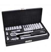 Bộ tuýp tay vặn tổng hợp 1/4 inch 23 chi tiết Yato YT-14421