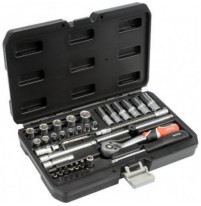 Bộ tuýp tay vặn tổng hợp 1/4 inch 42 chi tiết Yato YT-14481