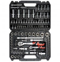 Bộ tuýp tay vặn tổng hợp 1/2 -1/4 inch 108 chi tiết Yato YT-38791
