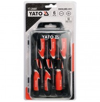 Bộ tua vít tổng hợp đầu nam châm Yato 6 chi tiết YT-25861