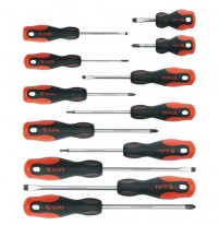 Bộ tua vít 4 cạnh, 2 cạnh đầu nam châm Yato 9 chi tiết YT-2785