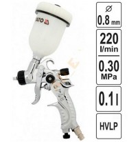 Súng phun phun sơn mini 0.1L/0.8MM YATO YT-2347