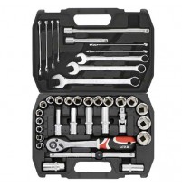 Bộ tuýp tay vặn tổng hợp 1/2 inch 38 chi tiết Yato YT-3876