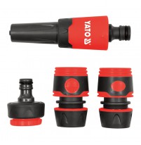 Bộ khớp nối và vòi phun nước 1/2x3/4 inch 4 chi tiết Yato YT-99831