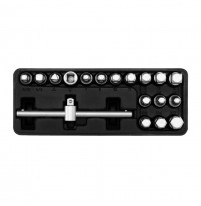 Bộ khẩu  tháo ốc xả dầu 3/8 inch 18 chi tiết Yato YT-0599