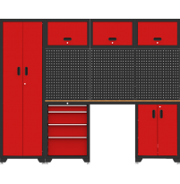 Tủ đựng đồ nghề 7 chi tiết Yato YT-HT02