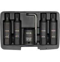 Bộ khẩu 3/4 inch kèm tuýp mũi sao 12 cạnh YT-1157