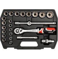Bộ tuýp tay vặn tổng hợp 1/2 inch 25 chi tiết Yato YT-3871