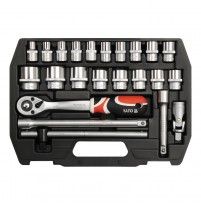 Bộ tuýp tay vặn tổng hợp 1/2 inch 23 chi tiết Yato YT-3873