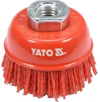 Chổi cước sợi nylon đỏ 125mm M14 Yato YT-47787