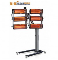 ĐÈN SẤY SƠN HỒNG NGOẠI 6 BÓNG SHUGUANG SG-6D/A