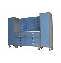 Bộ tủ đựng đồ nghề bàn nguội giá treo dụng cụ cơ khí KC-21