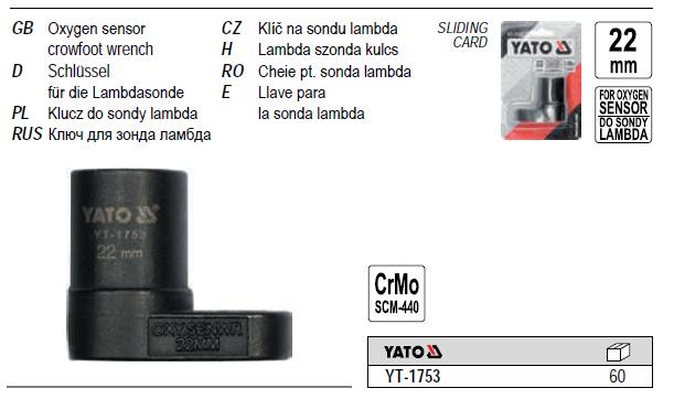 Cảo tháo cảm biến tổng hợp Oxy Yato YT-1753